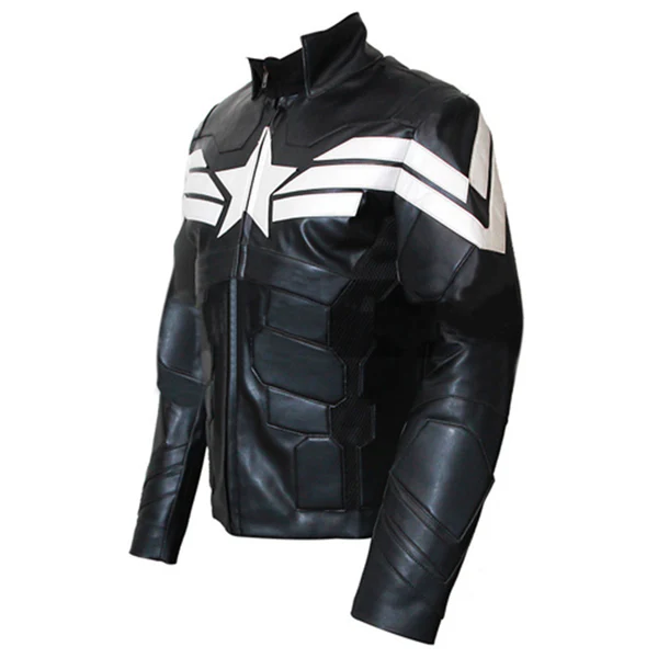 Captain-America-The-Winter-Soldier-Genuine-Black-Leather-Jacket-2-6_600x600_crop_center The Winter Soldier Captain America Black Leather Jacket - Image 1