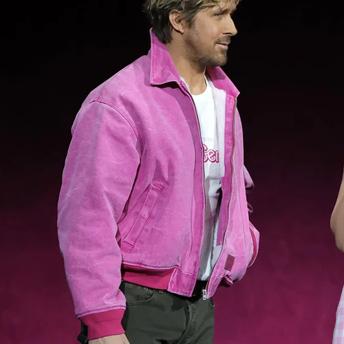 Cinemacon Ryan Gosling Pink Jacket-01 Cinemacon Ryan Gosling Pink Jacket - Image 1