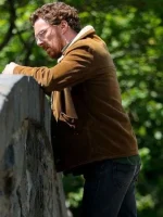 Benedict Cumberbatch Eric Shearling Brown Jacket - Image 4
