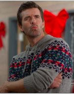A World Record Christmas 2023 Lucas Bryant Grey Hoodie - Image 2