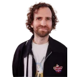 Kyle Mooney Y2K 2024 Black Jacket With White Stripes - Image 2