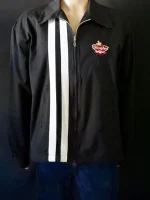 Kyle Mooney Y2K 2024 Black Jacket With White Stripes - Image 3