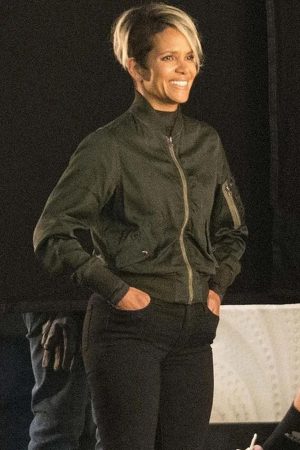 Halle Berry Bomber Jacket