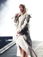 Taylor Swift Paris Eras Tour White Coat