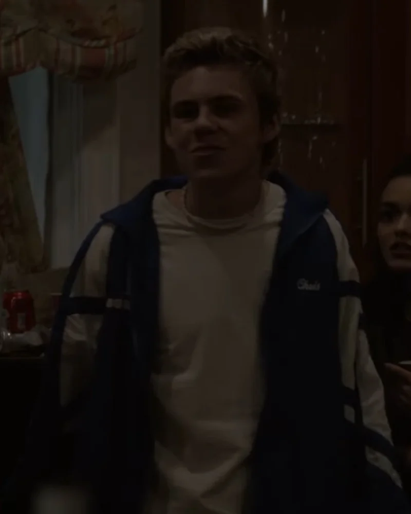 The Kid Laroi Y2K 2024 Blue And White Jacket 19 The Kid Laroi Y2K 2024 Blue And White Jacket - Image 1