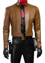 Batman Under The Red Hood Leather Jacket