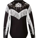 Barbie Ryan Gosling Black Fringe Shirt - Image 3