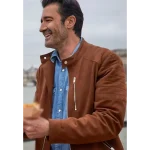 CRIMES OF FASHION KILLER CLUTCH GILLES MARINI BROWN JACKET