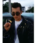 cry baby johnny depp leather jacket - Image 2