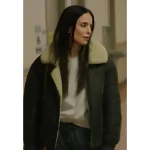 DANGER IN THE DORM BETHENNY FRANKEL LEATHER JACKET