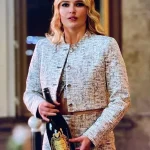 Emily In Paris S03 Camille Razat Tweed Cropped Jacket