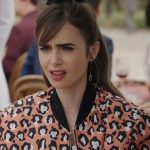 Emily In Paris S03 Lily Collins Bomber Jacket