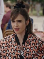 Emily In Paris S03 Lily Collins Bomber Jacket