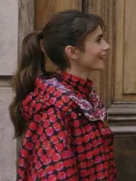Emily In Paris S03 Lily Collins Cherries Jacket - Image 4