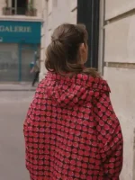 Emily In Paris S03 Lily Collins Cherries Jacket - Image 3