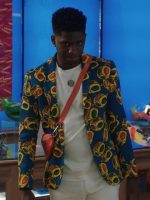 Emily In Paris S03 Samuel Arnold Blue Printed Blazer - Image 3