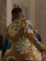 Emily In Paris S03 Samuel Arnold Brown Floral Print Blazer - Image 3
