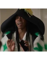 Emily In Paris Season 2 Jeremy O.harris Print Fur Coat - Image 3