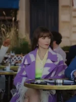 Emily In Paris Season 3 Emily Purple Coat