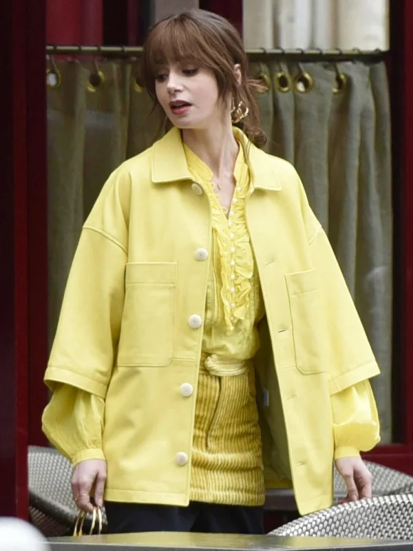 emily-in-paris-season-4-yellow-jacket-09 Emily In Paris Season 4 Yellow Jacket - Image 1