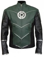 Hal Jordan Green Lantern Leather Jacket - Image 2