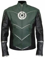 Hal Jordan Green Lantern Leather Jacket - Image 5