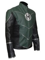 Hal Jordan Green Lantern Leather Jacket - Image 3