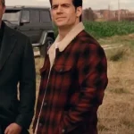 Justice League  Henry Cavil Black and Red Jacket