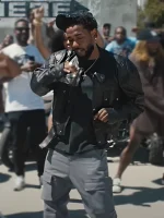 KENDRICK LAMAR NOT LIKE US BLACK LEATHER JACKET
