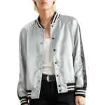 LADY GAGA SILVER BOMBER JACKET - Image 3