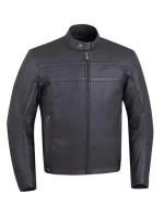 LEATHER MOTORCYCLE JACKET FOR MENS