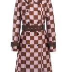 Lily Collins Emily In Paris S04 Pink Brown Checkered Trench Coat