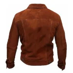 Logan Movie Hugh Jack man Suede Leather Jacket - Image 3
