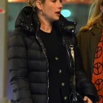 Madame Web 2024 Emma Roberts Hooded Puffer Jacket