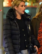 Madame Web 2024 Emma Roberts Hooded Puffer Jacket