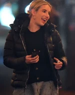 Madame Web 2024 Emma Roberts Hooded Puffer Jacket - Image 2