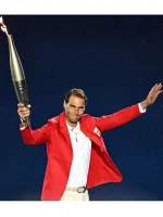 RAFAEL NADAL PARIS 2024 OLYMPICS RED BLAZER - Image 3