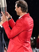 RAFAEL NADAL PARIS 2024 OLYMPICS RED BLAZER - Image 2