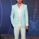 Ryan Gosling Barbie 2023 Blue Blazer