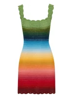 Selena Gomez Love On Rainbow Knitted Dress - Image 4