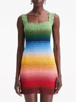 Selena Gomez Love On Rainbow Knitted Dress - Image 2