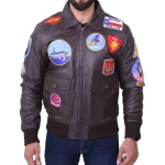 Top Gun G1 Flight Maverick Brown Jacket