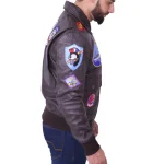 Top Gun G1 Flight Maverick Brown Jacket - Image 2