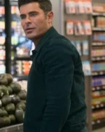 A Family Affair 2024 Zac Efron Black Suede Leather Jacket - Image 3