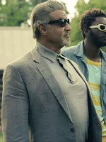 Sylvester Stallone Tulsa King Season 1 Grey Suit - Image 2