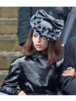 ZOË KRAVITZ THE BATMAN 2022 BLACK COAT - Image 3