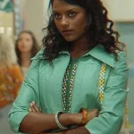 Olivia Hanan Sex Education Leather Jacket