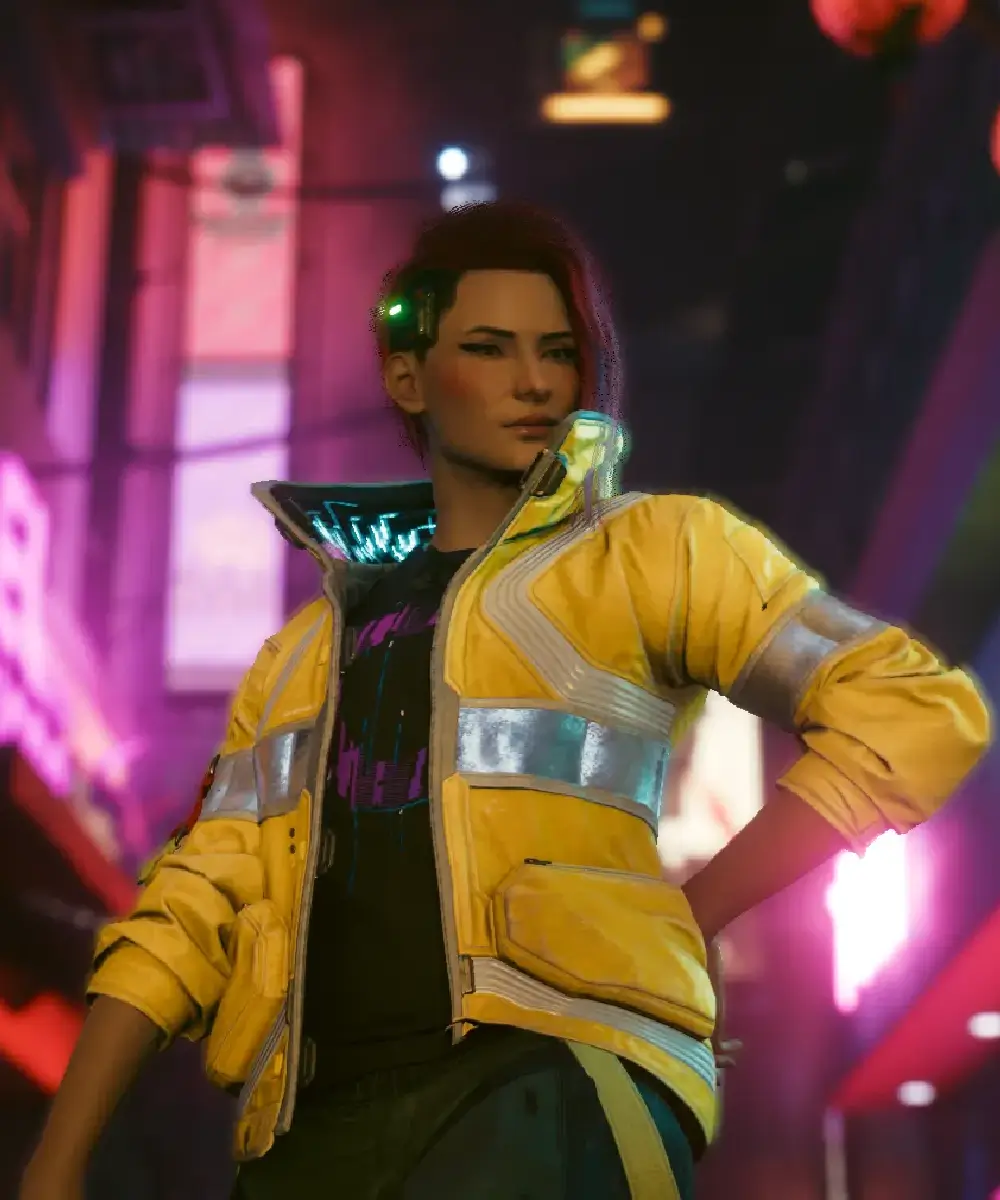 11cyberpunk-2077-edgerunners-lucy-yellow-jacket Cyberpunk 2077 Edgerunners Lucy Yellow Jacket - Image 1