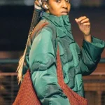 Ayo Edebiri The Bear S01 Green Puffer Jacket