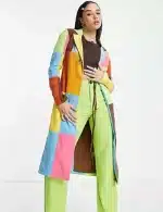 Sex Education Season 4 Abbi Patchwork Coat - Image 3